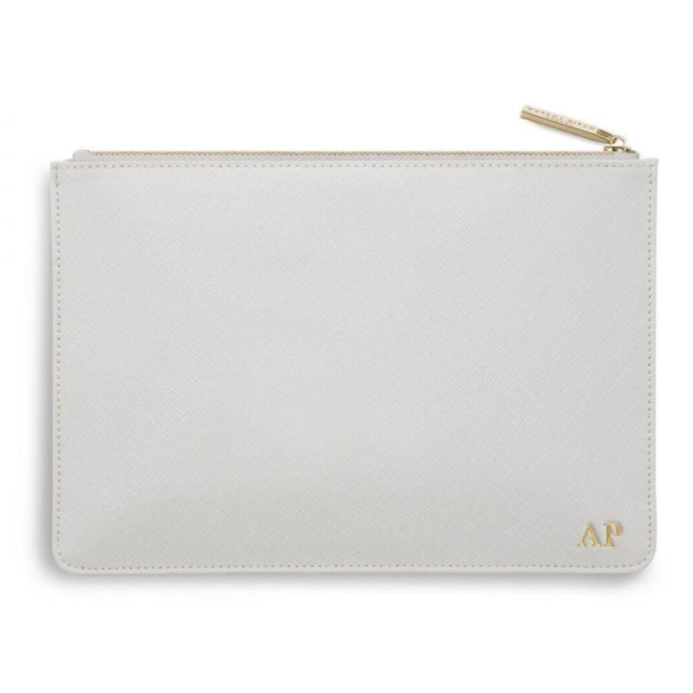 Perfect Pouch | Dalmatian Print | Pale Grey | 16 X 24cm
