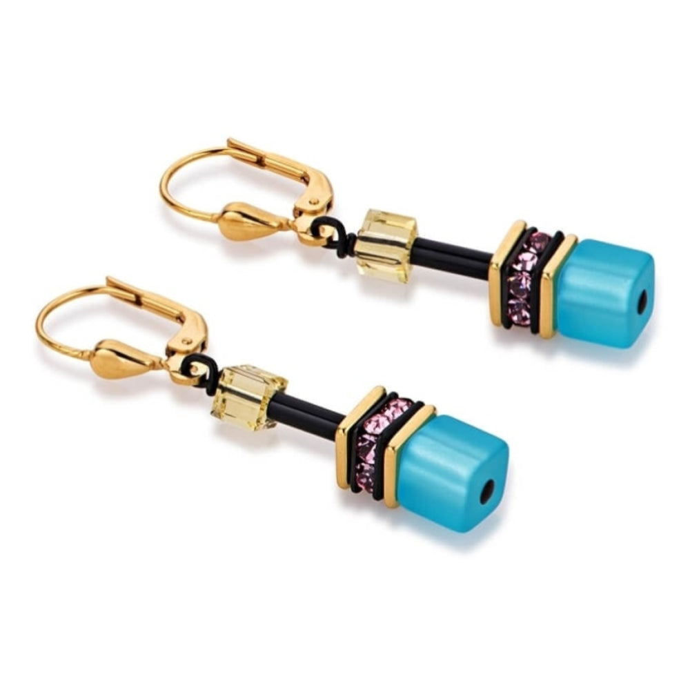 Geo Cube Earrings