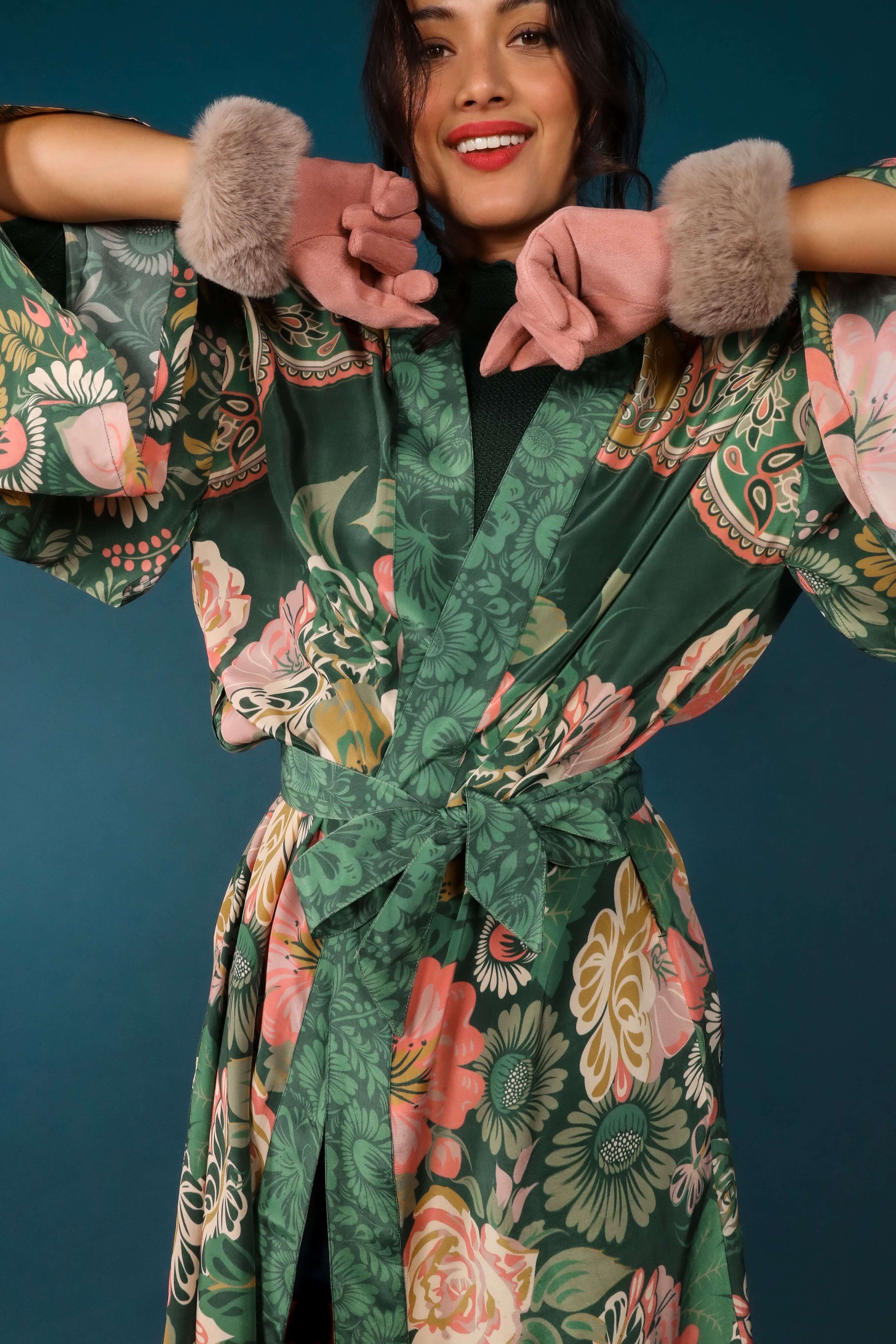 Bettina Gloves - Petal/Mist