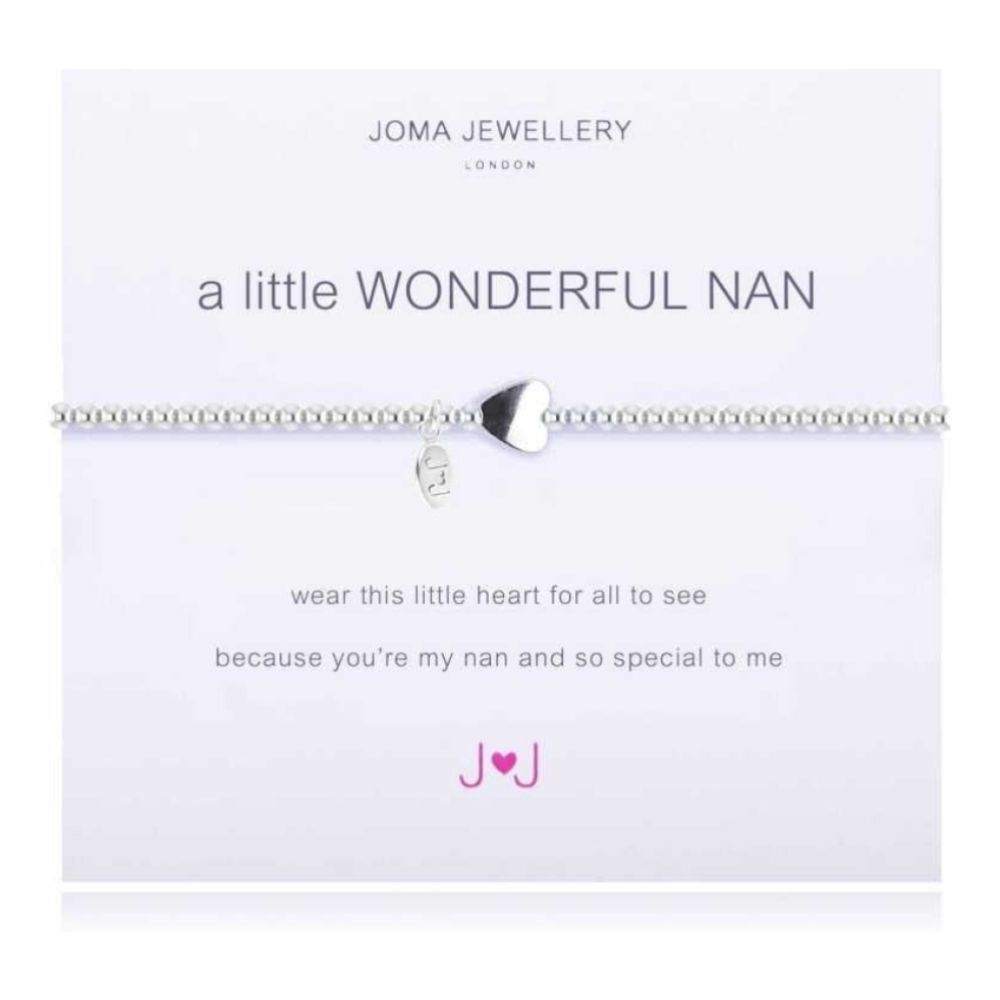 A Little | Wonderful Nan | Silver | Bracelet | 17.5cm Stretch