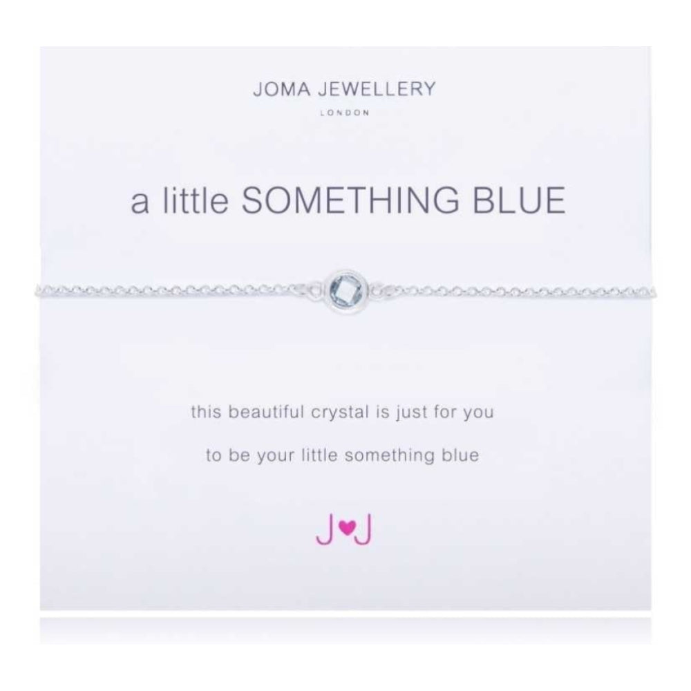 a little SOMETHING BLUE BRACELET - silver