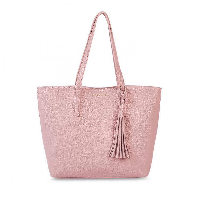 Tavi Tassel Tote Bag | Pink