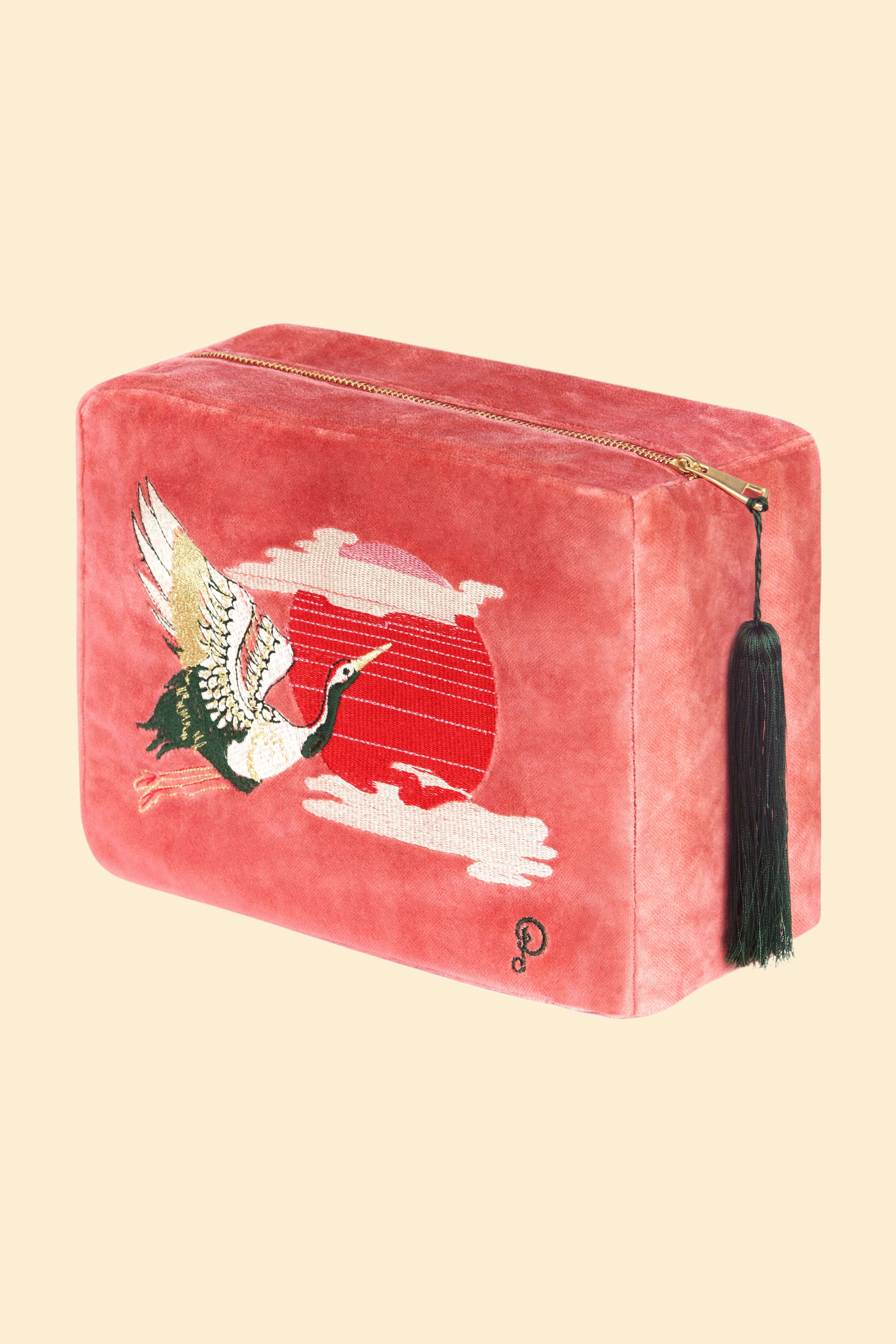 Crane at Sunrise Wash bag