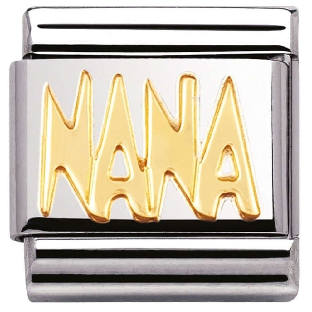 Classic 18ct Gold 'NANA' Link