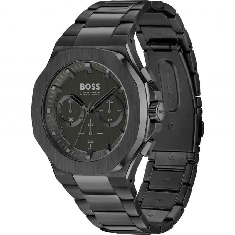 Taper Black IP Bracelet Gents Watch