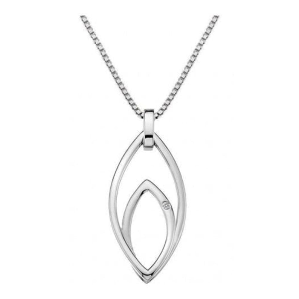 Silver Leaf Forever Pendant Necklace