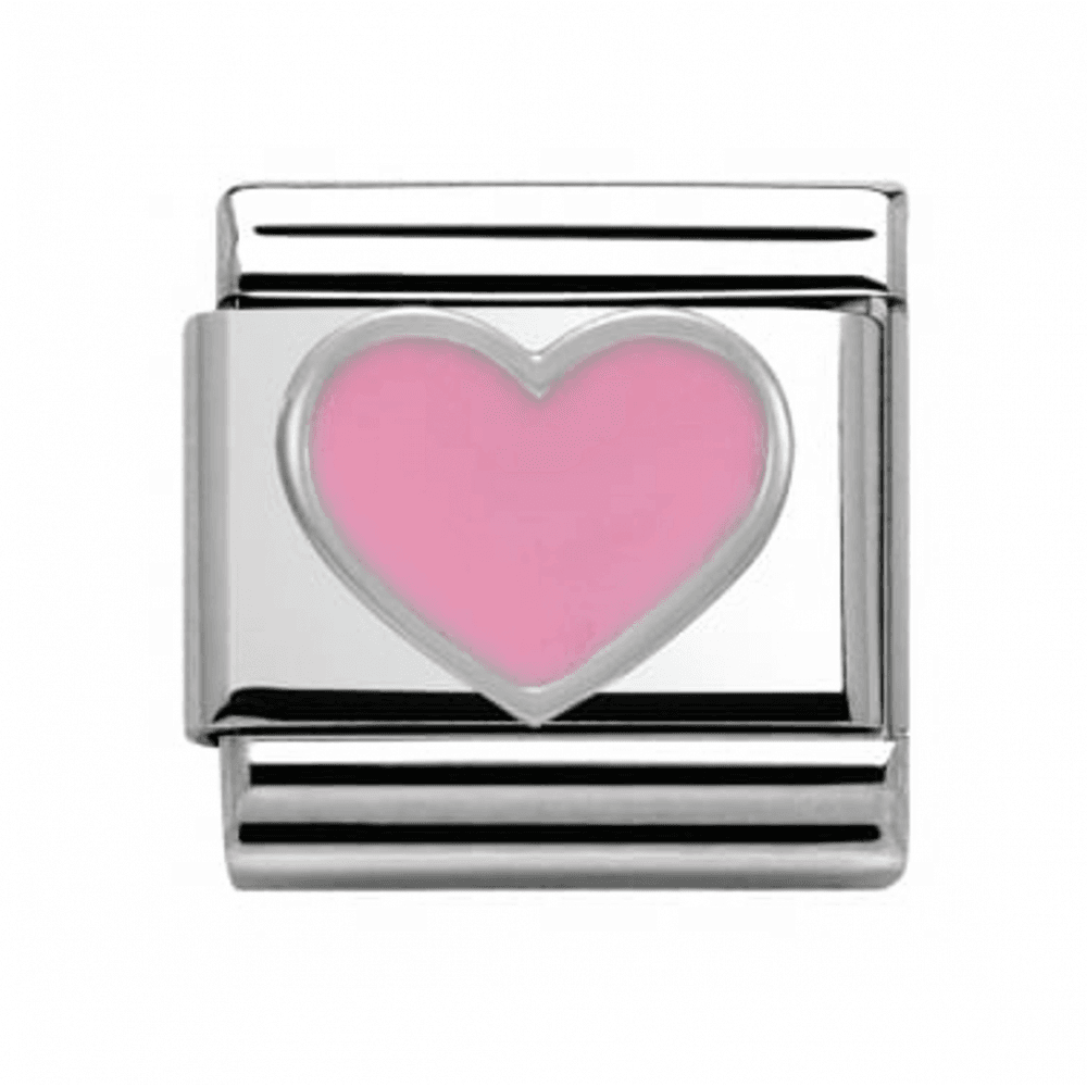 Classic Pink Heart Link
