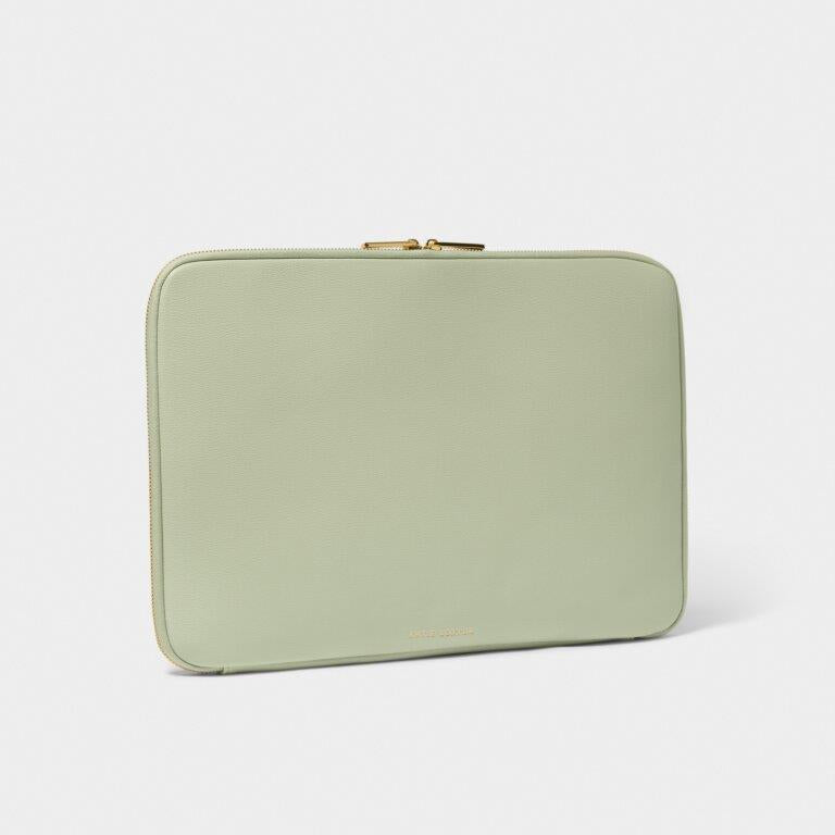 Folio Laptop Case - Work Hard Dream Big - Sage