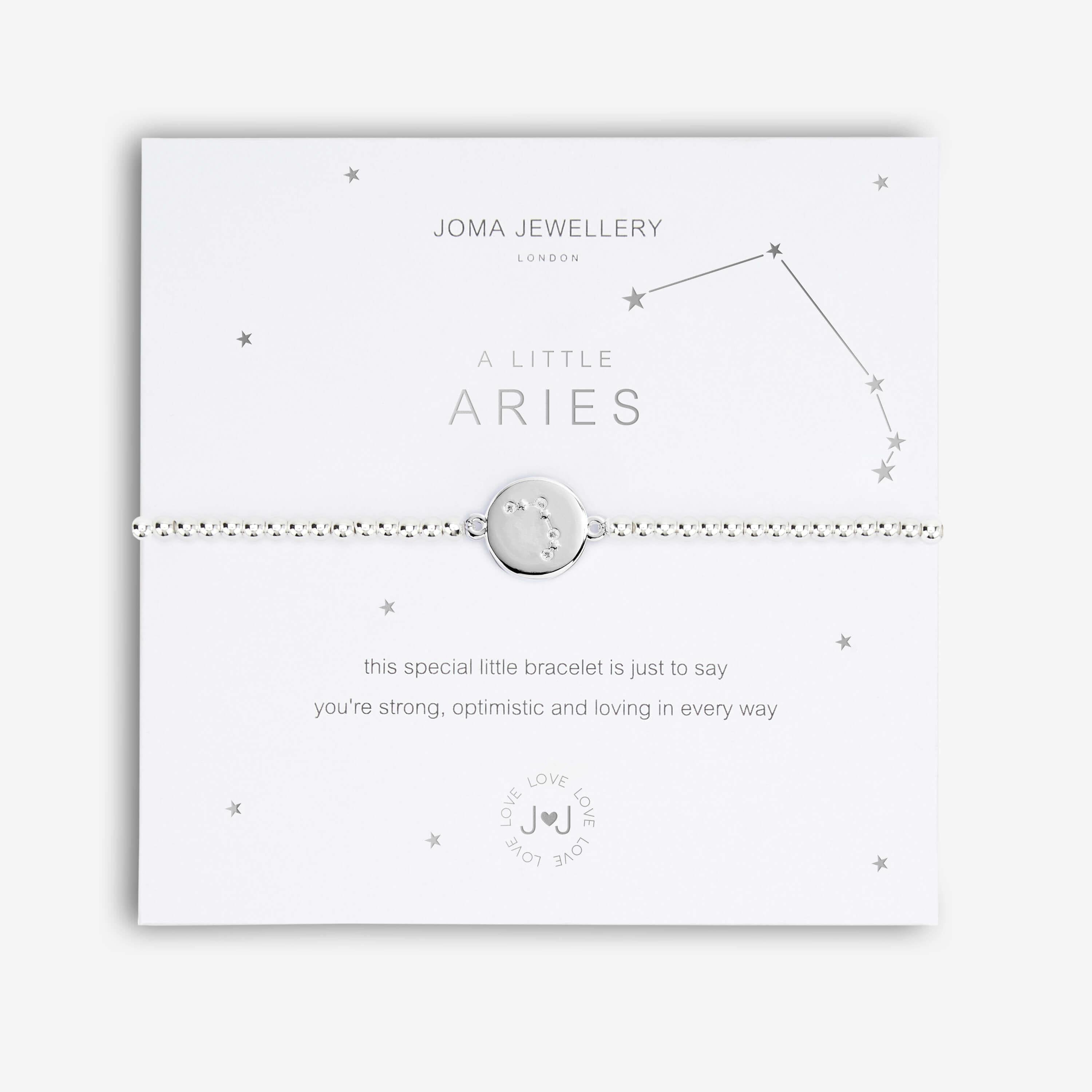 A Little | Aries | Silver | Bracelet | 17.5cm Stretch