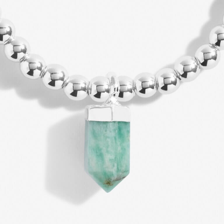 Crystal A Little | Aventurine | Silver | Bracelet | 17.5cm Stretch