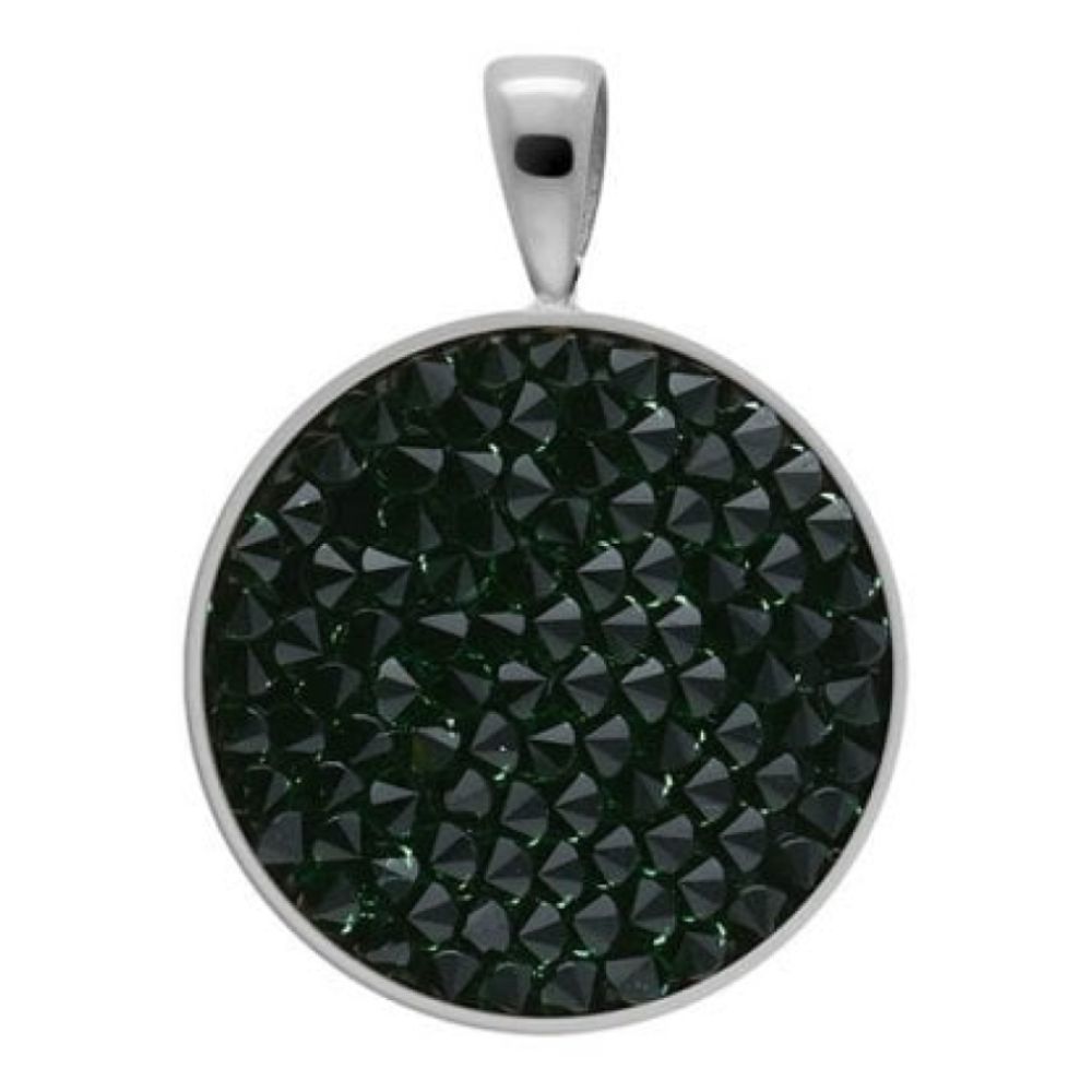Pendant Tirano Small 20mm Erinite Crystals In Silver