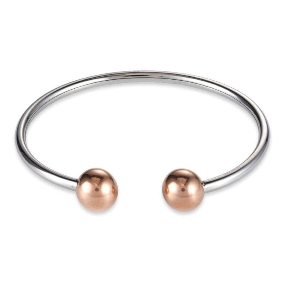 Rose Gold-Silver Bangle