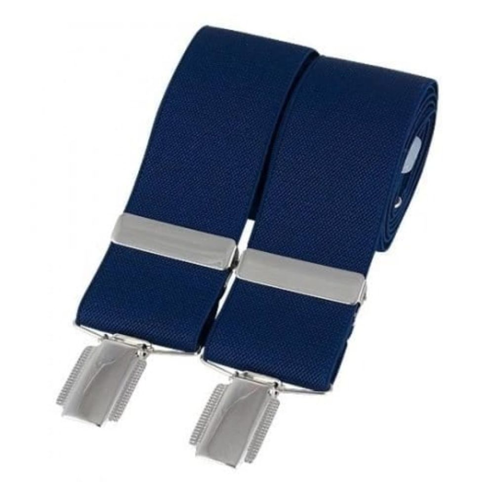 Blue Elasticated 35mm Braces