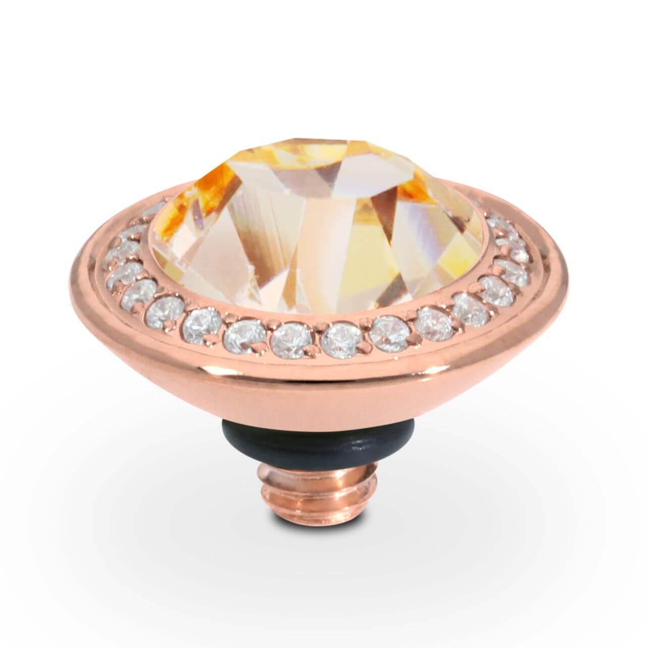 TONDO Deluxe (RG/P) 9mm Light Peach Ring Top