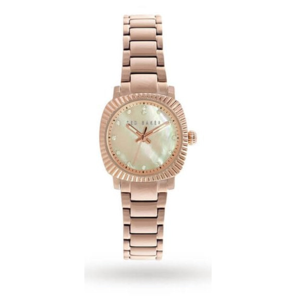 Ladies Rose Gold Stainless Steel Watch