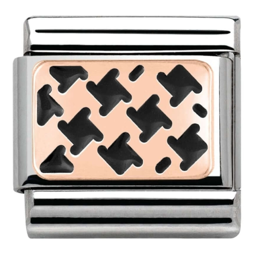 Classic Black Houndstooth Link