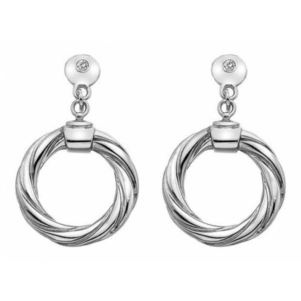 Sterling Silver Breeze Drop Earrings