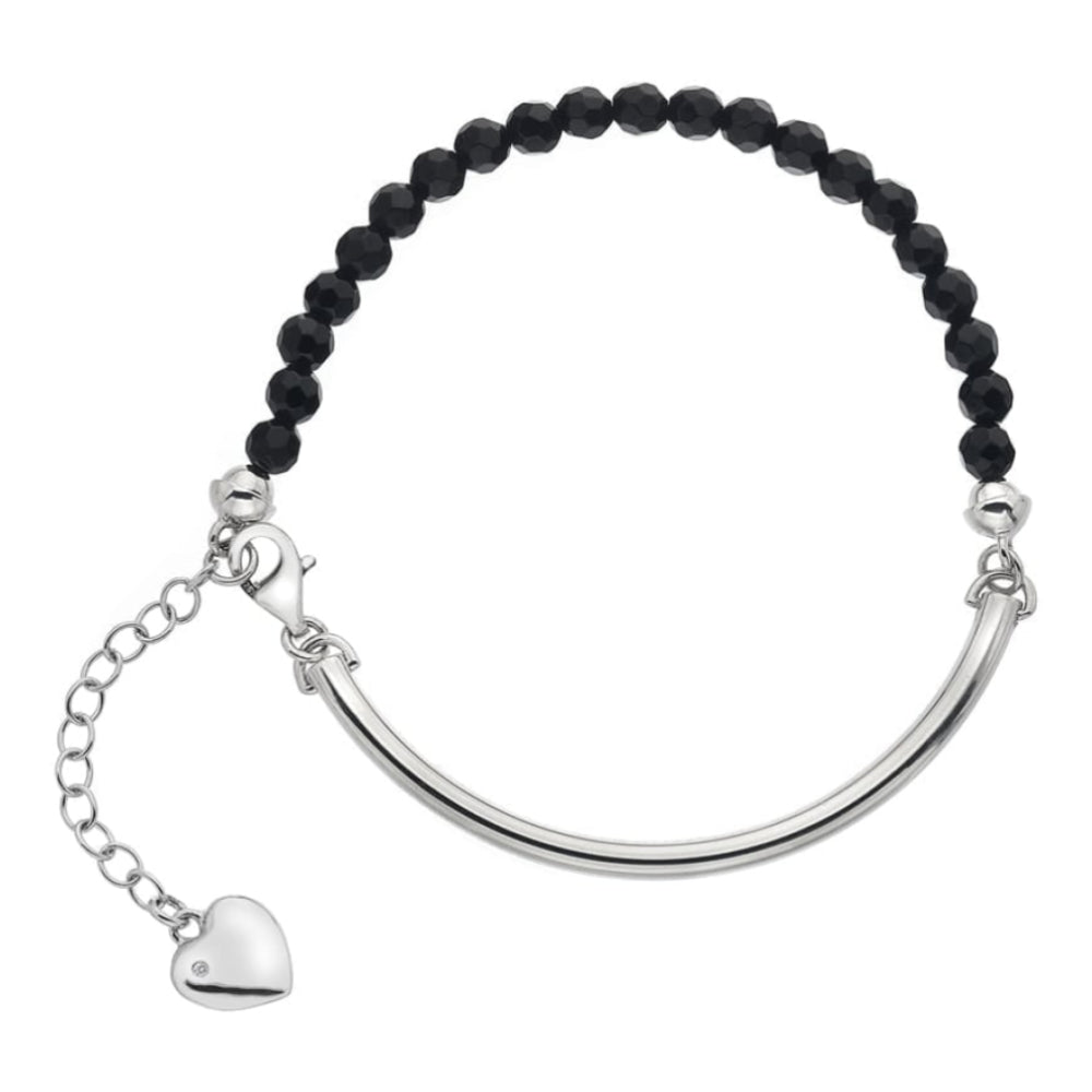 Festival Bracelet Sterling Silver Black Onyx