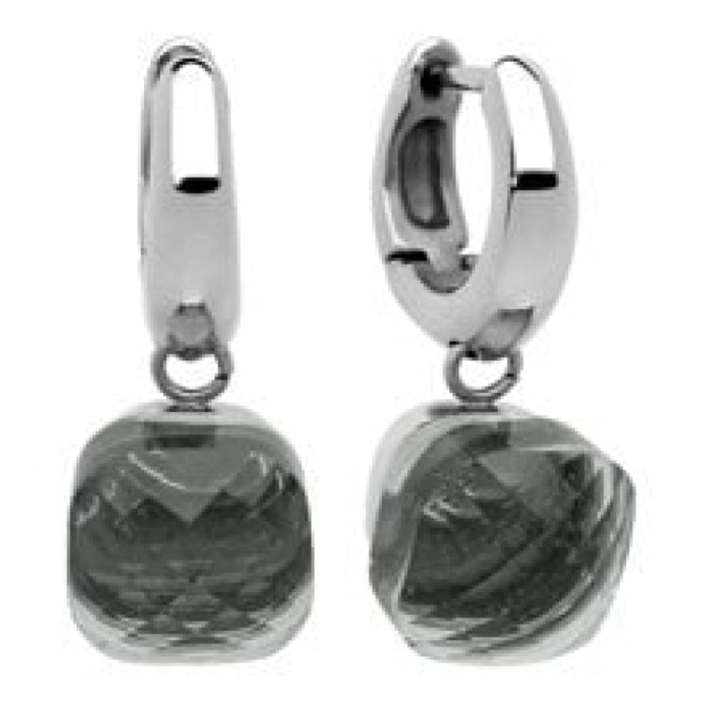 Creole "Firenze" Big (S/P) Smoke Earrings