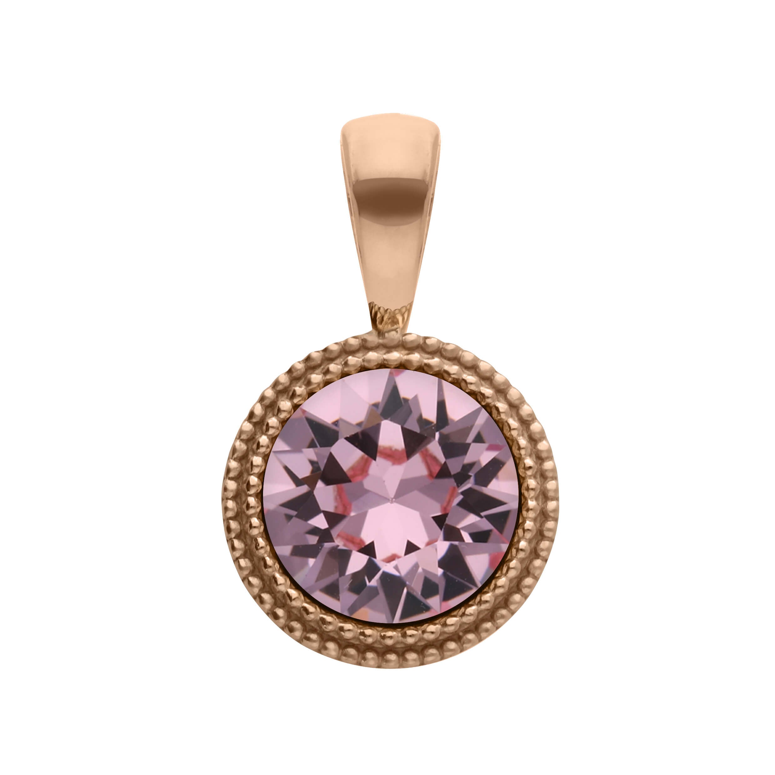 Fabero (Rg/P) 11mm Light Rose Pendant