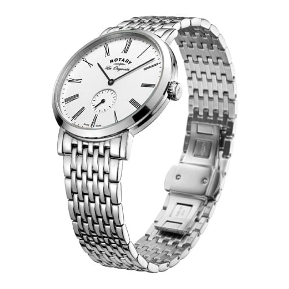 Les Originales Chrome Plated Bracelet Watch