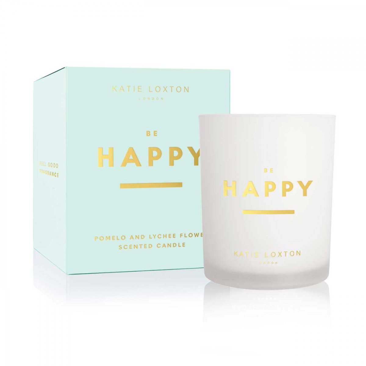 Sentiment Candle | Be Happy | Pomelo and Lychee Flower