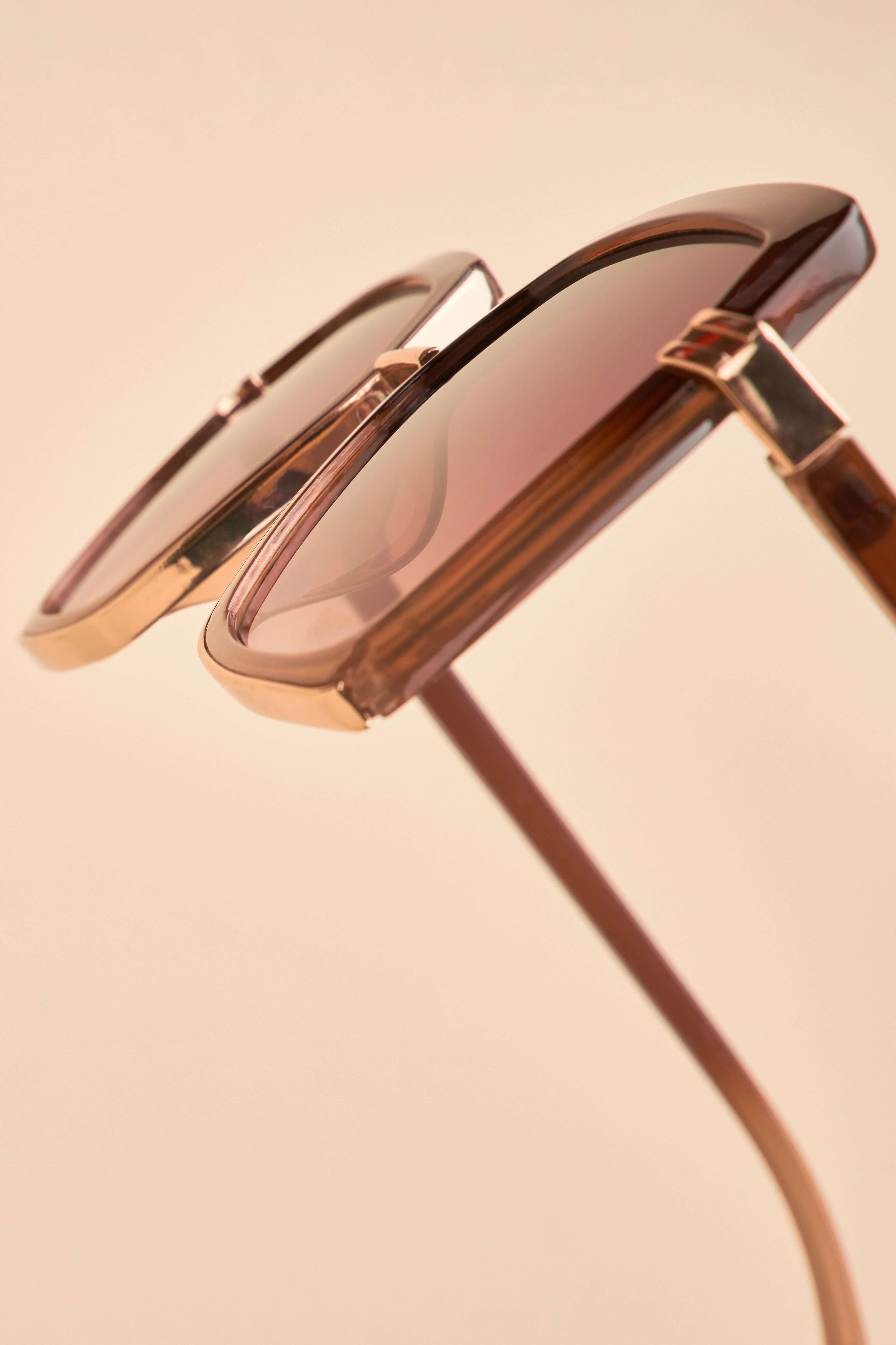 Angelina Luxe Sunglasses - Mahogany