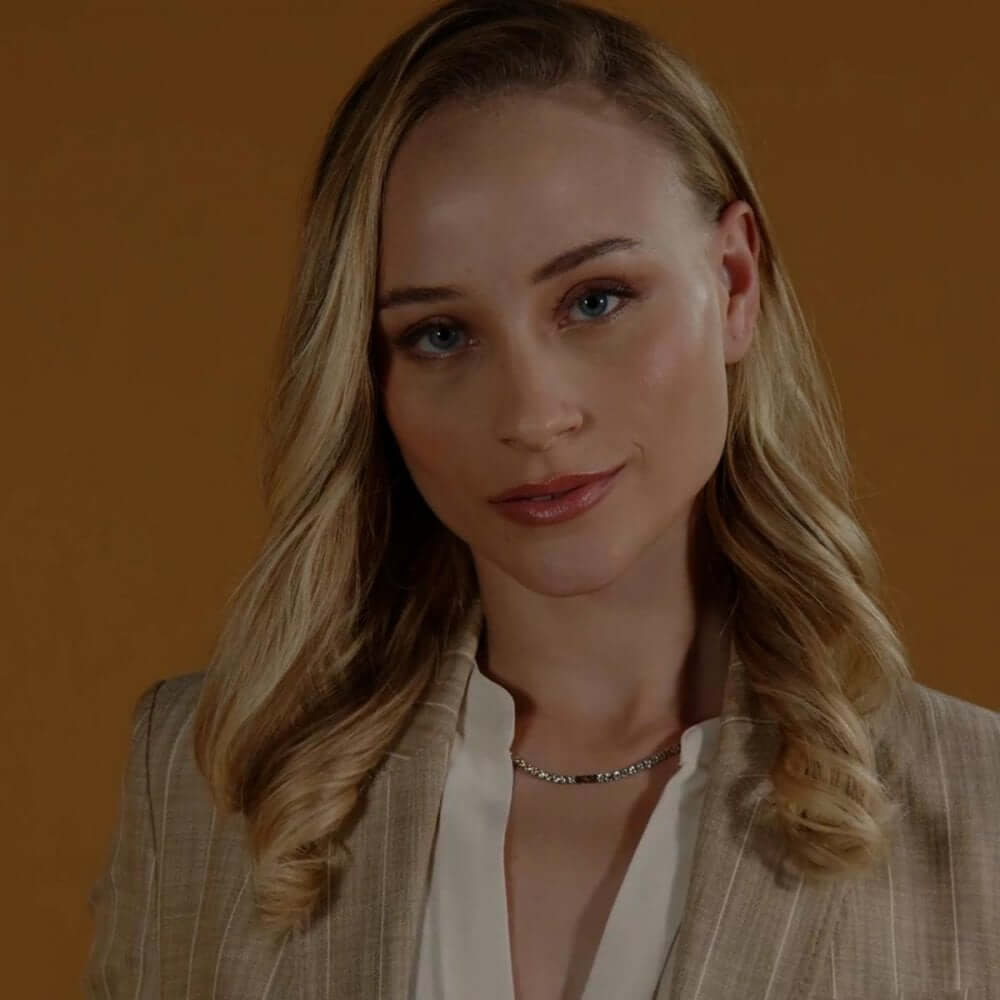 Kassy Precious Rose Crystal Tennis Ladies Necklace