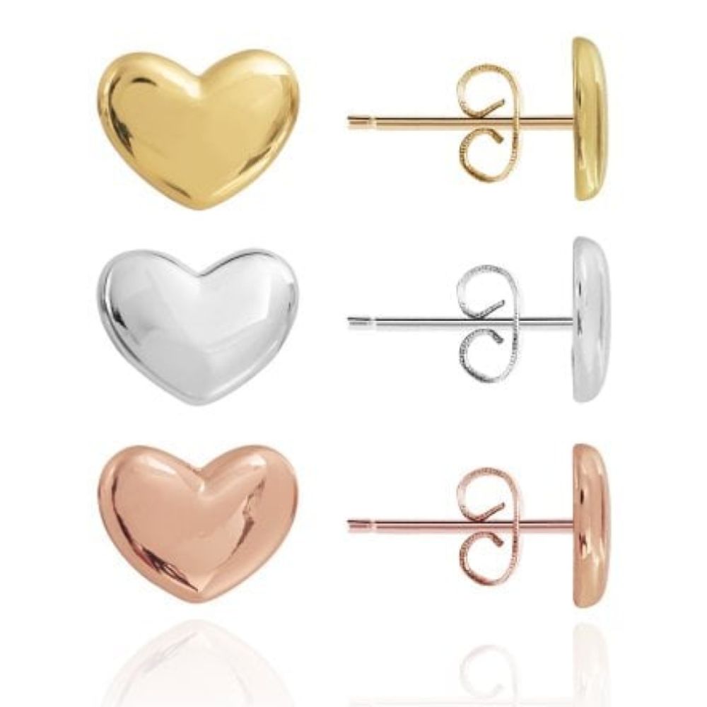 Florence | Set Of 3 Heart Earrings