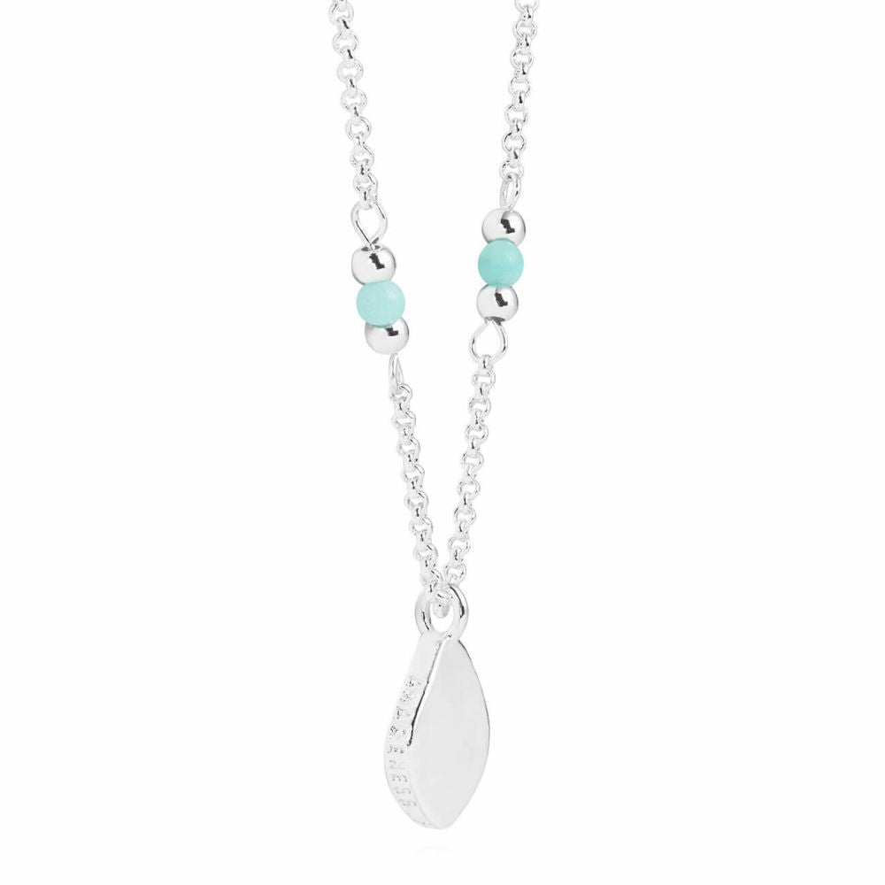 Wellness Gems | Silver | Amazonite Necklace | 45cm + 5cm Extender