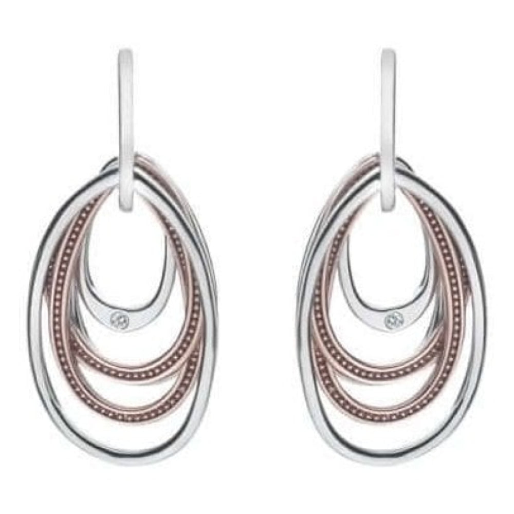 Rose Gold Plated Glamorous Earrings