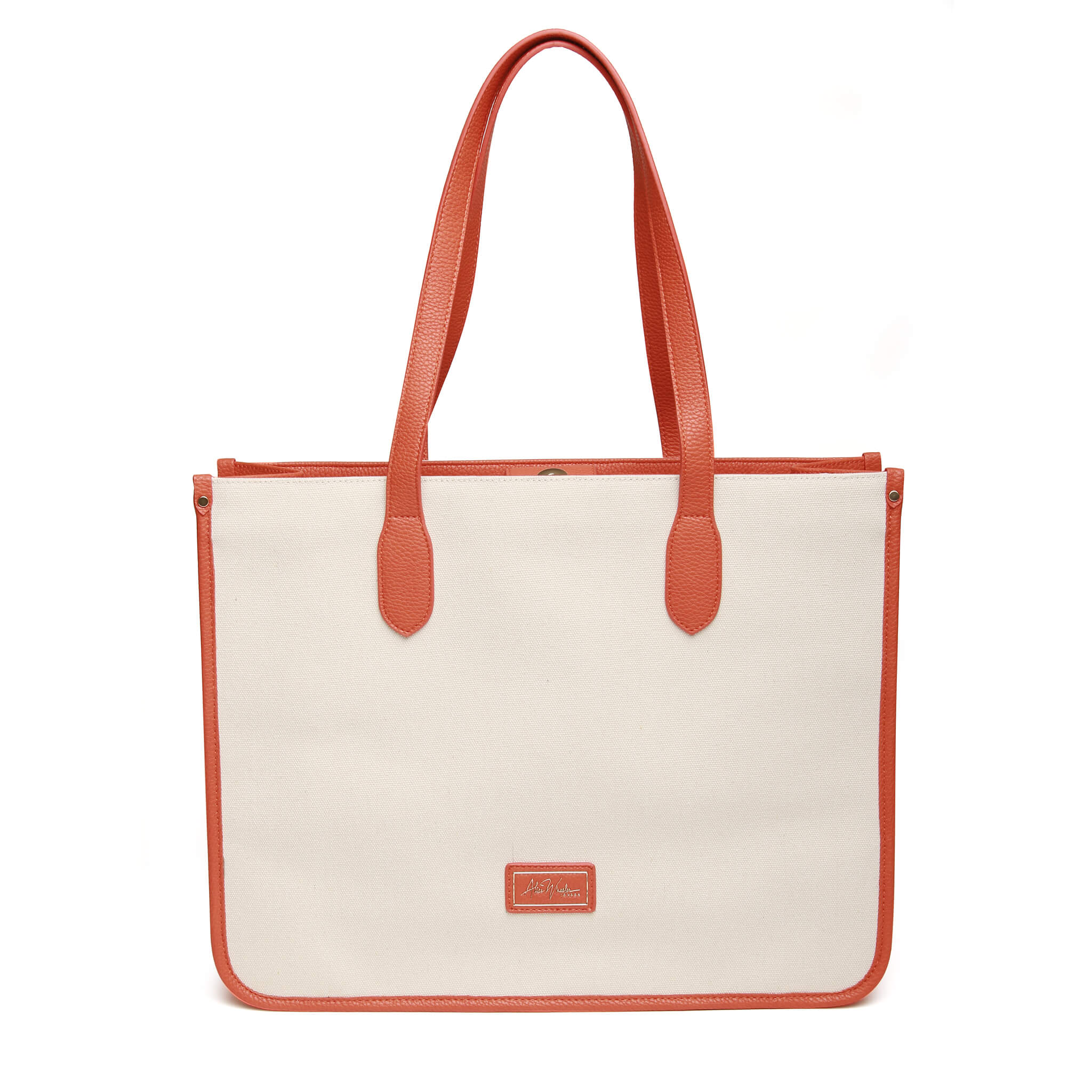 Kingston Canvas Tote Bag In Orange