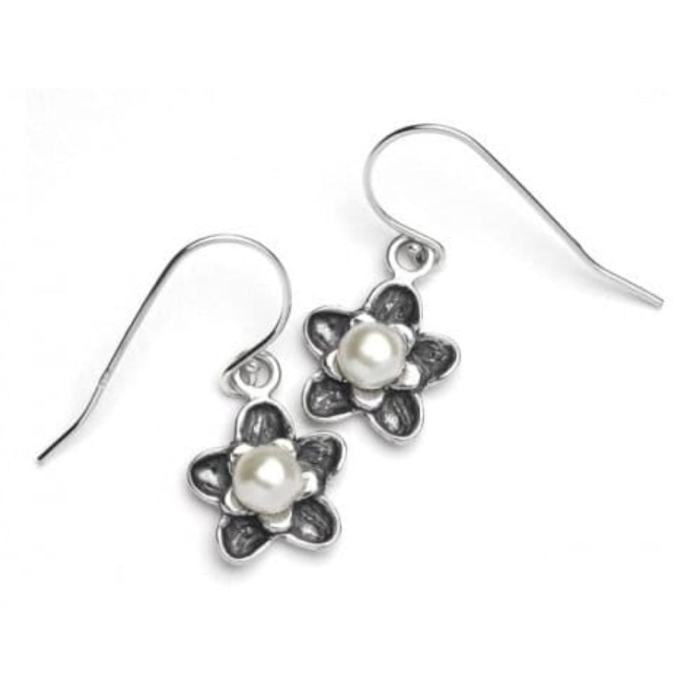 Ladies Handmade Flower Hook Earringss