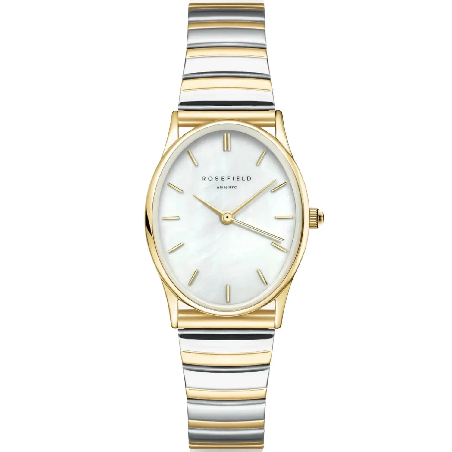 Oval Pearl Duotone Ladies Watch
