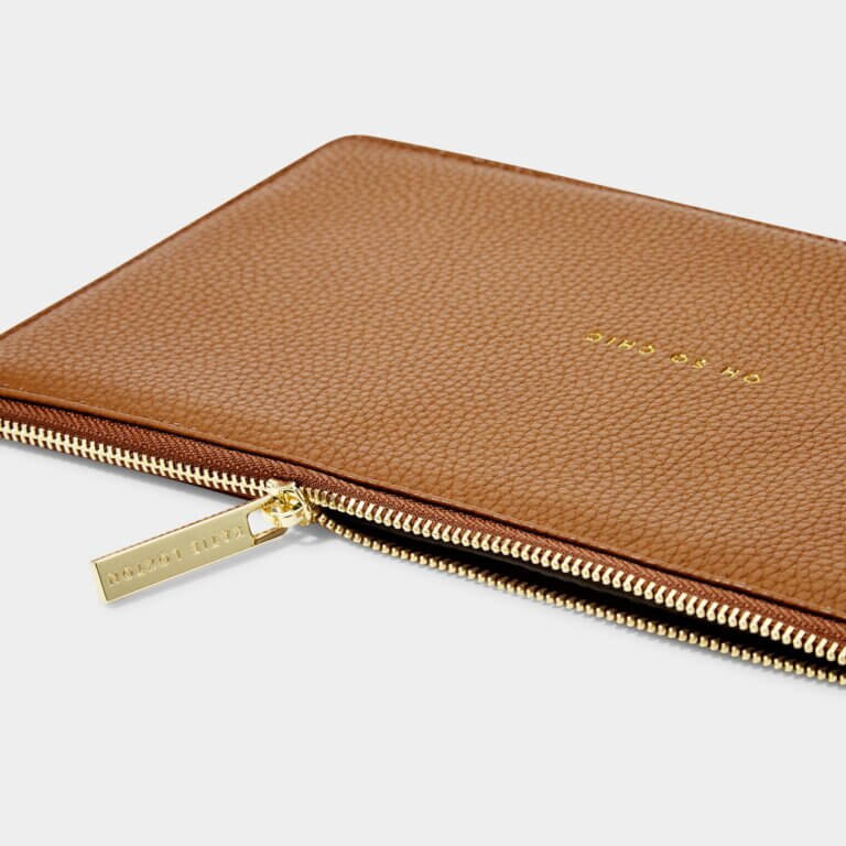 Slim Perfect Pouch | Oh So Chic | Tan