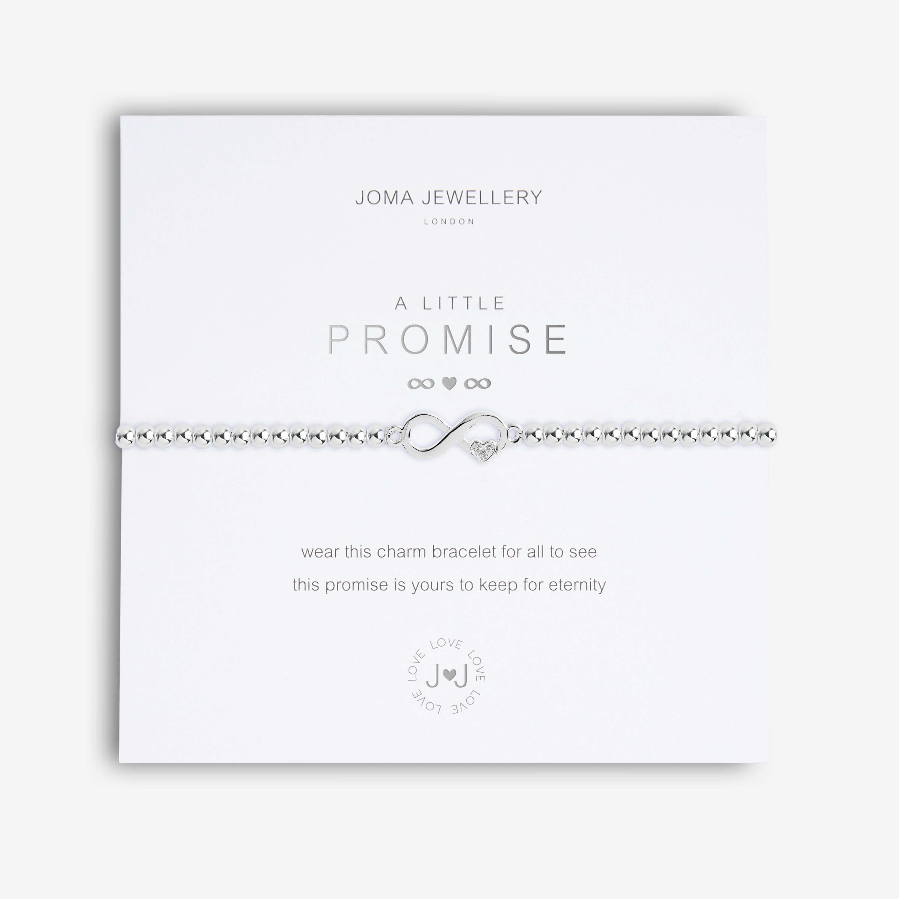 A Little | Promise | Silver | Bracelet | 17.5cm Stretch