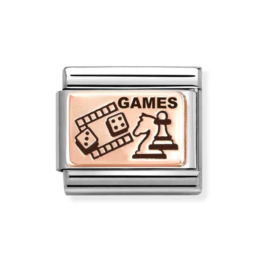 Composable Classic Link With Games In 9k RG & Black Enamel