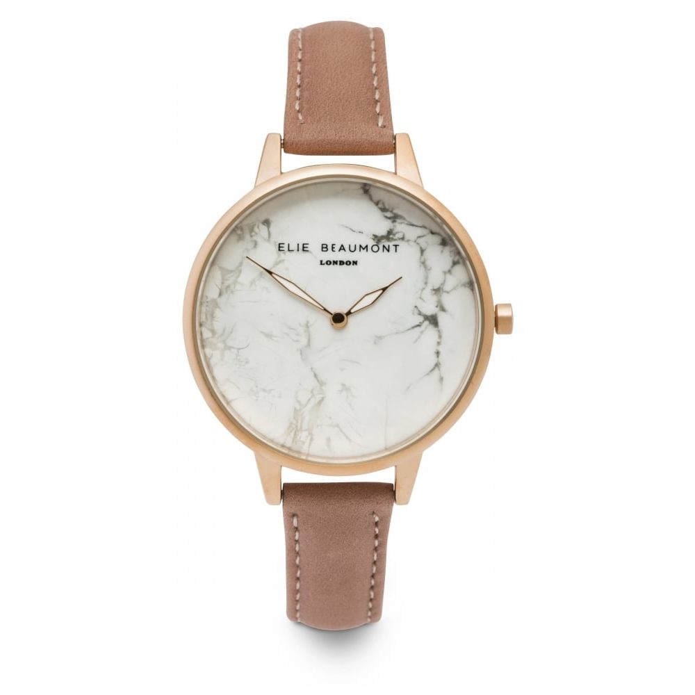 Richmond Rose Gold Case & White Dial With Blush Pink Leather Strap Ladies Watch