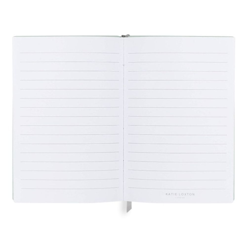 Small Notebook - Shine Bright - Metallic Seafoam Green - 18.5x12.5cm