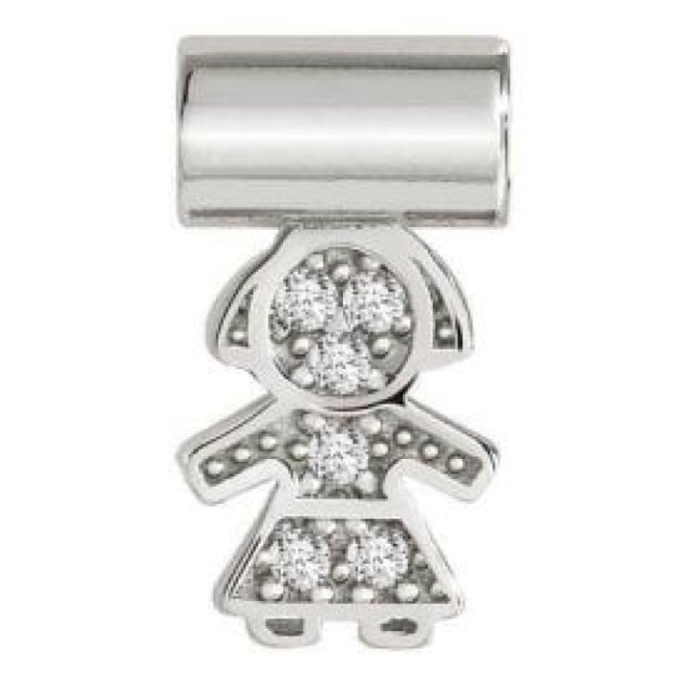 Seimia Silver Cubic Zirconia Baby Girl