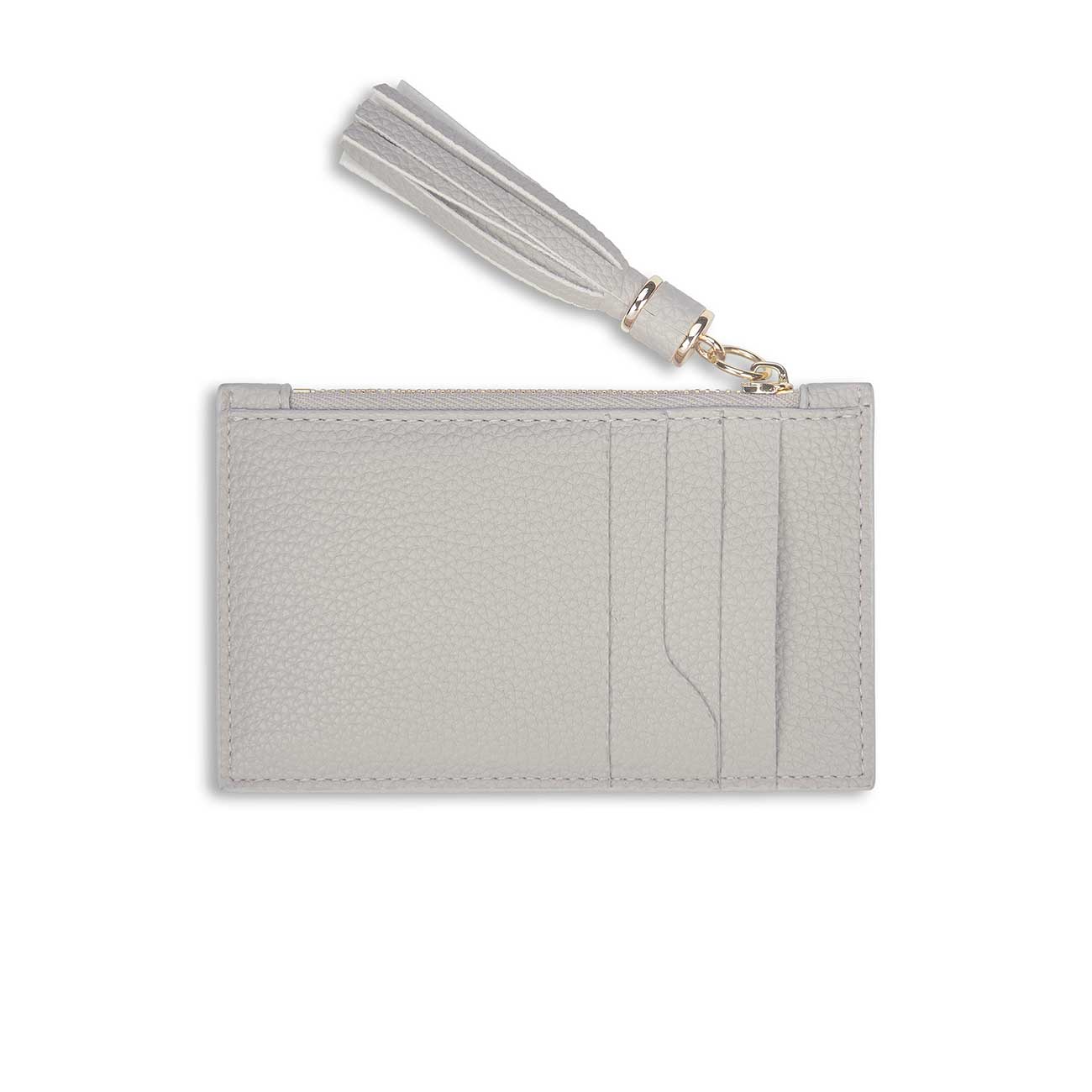 Tassel Card Holder | Stone | 8.5 x 13.5cm