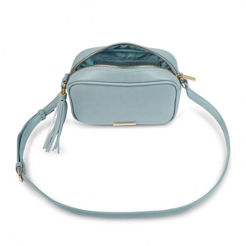 Sophia Tassel Crossbody Bag | Pale Blue