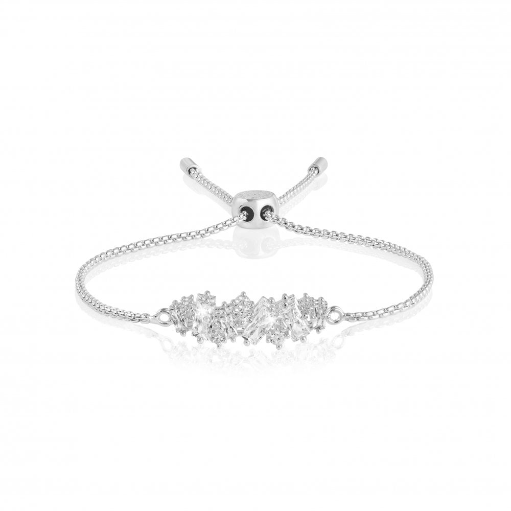 Be The Sparkle Silver Cluster Bracelet 26cm