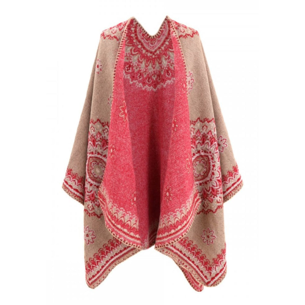 Felicity Paisley Design Wrap - Stone