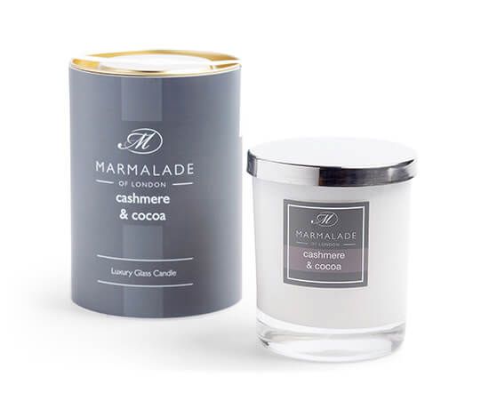 Cashmere & Cocoa Luxury Glass Candle