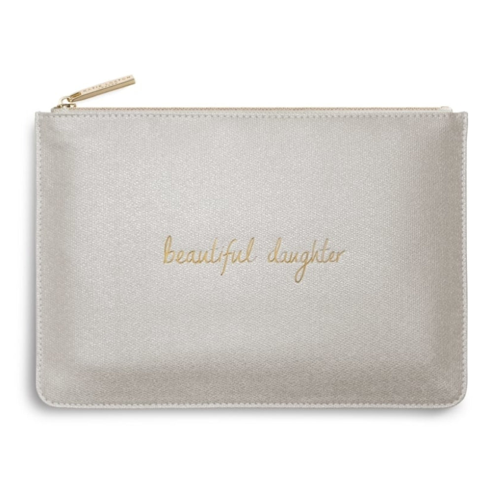 PERFECT POUCH - BEAUTIFUL DAUGHTER - champagne shimmer - 16x24cm