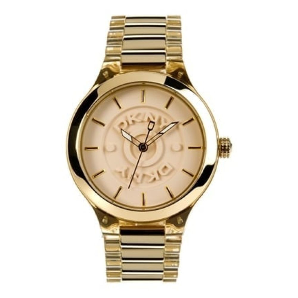 Classic Gold And Clear Bracelet Watch