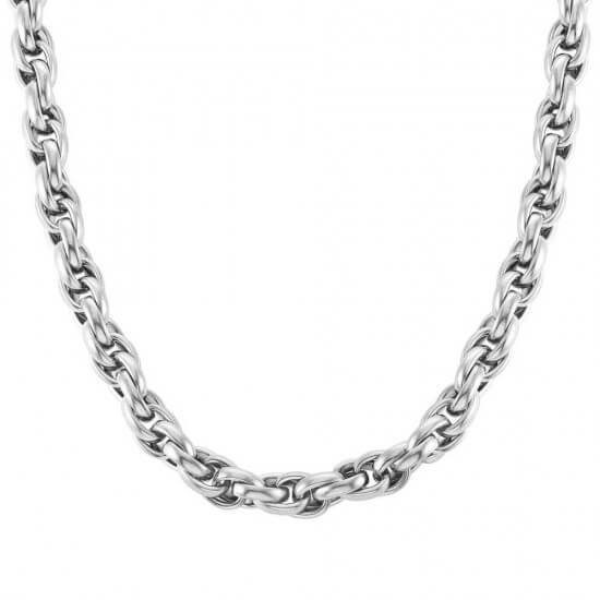 Silhouette Steel Chain Necklace