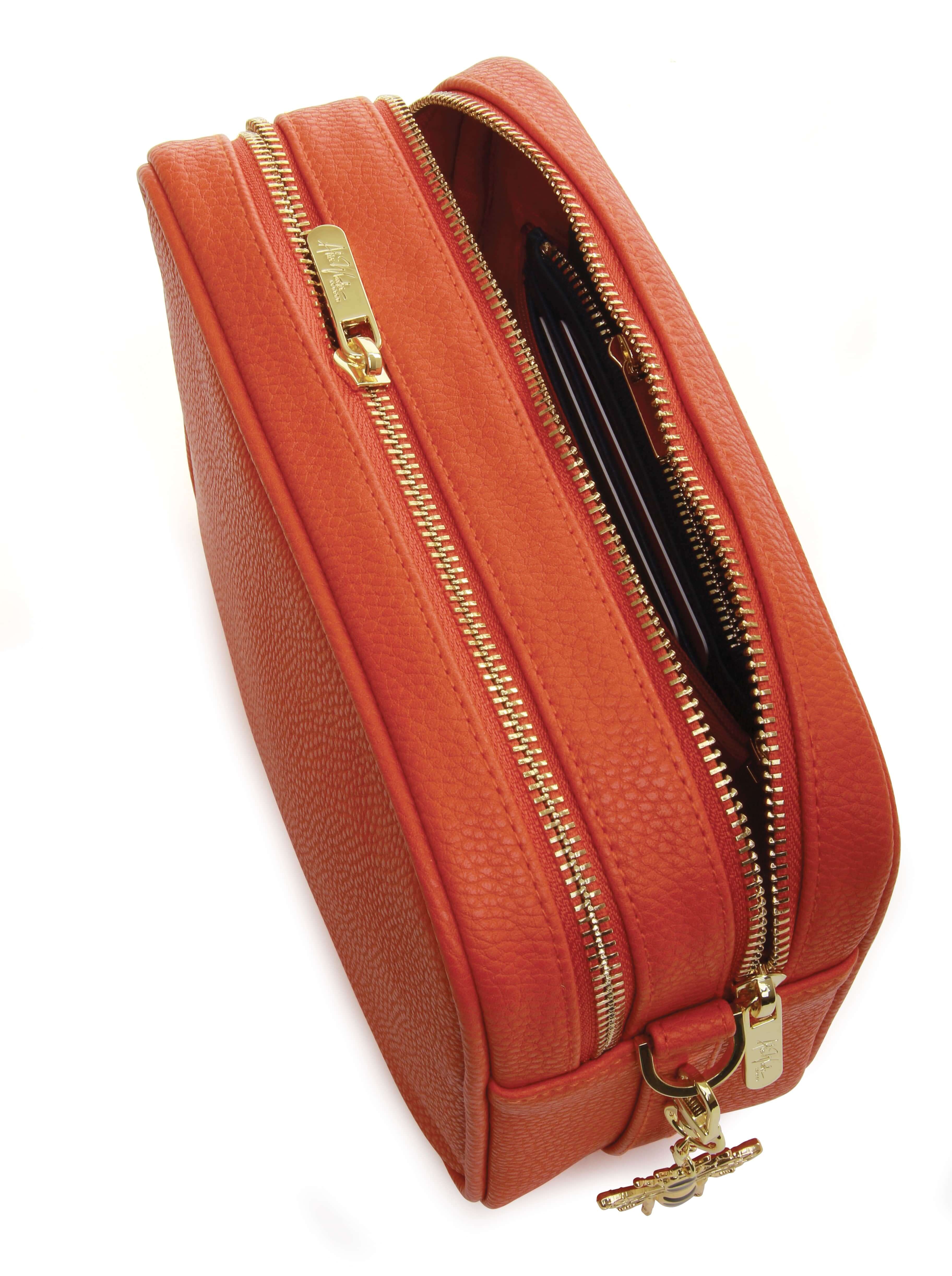 Soho Double Zipped CCBB In Orange