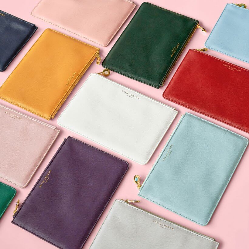 Birthstone Perfect Pouch | April | Rock Crystal | White